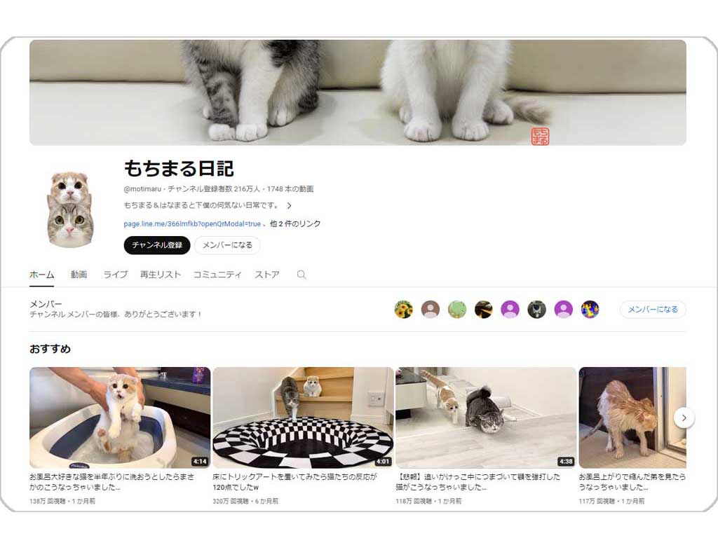 暇つぶしにぴったりな素敵なサイトのもちまる日記を紹介する画像です。
